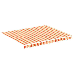 Zapasowa tkanina na markizę, żółto-pomarańczowa, 3