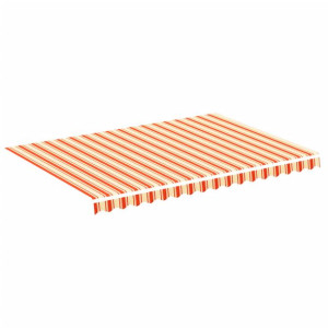 Zapasowa tkanina na markizę, żółto-pomarańczowa, 3