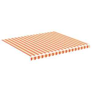 Zapasowa tkanina na markizę, żółto-pomarańczowa, 4
