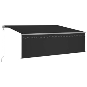Automatycznie zwijana markiza z zasłoną, 4x3 m, an