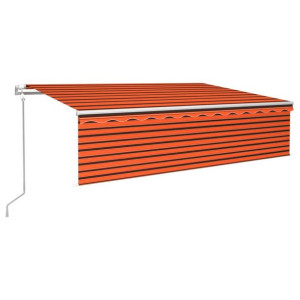 Automatycznie zwijana markiza z zasłoną, 6x3 m, po