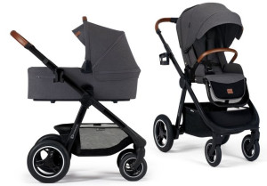 Kinderkraft Everyday wózek wielofunkcyjny 2w1 Dark Grey