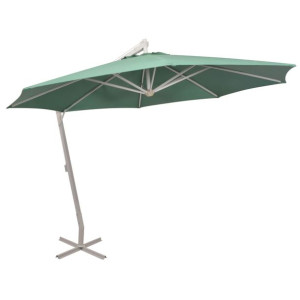 Parasol ogrodowy, wiszący, 350 cm, aluminiowy, pia