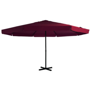 Parasol ogrodowy na słupku aluminiowym, 500 cm, bo