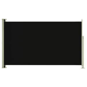 Zwijana markiza boczna na taras, 180x300 cm, czarn