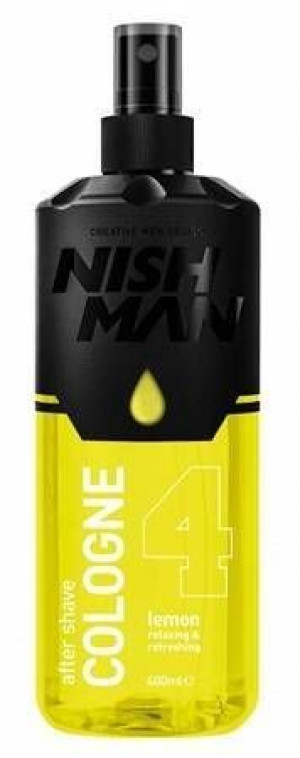 NishMan After Shave Cologne 4 Lemon 400 ml