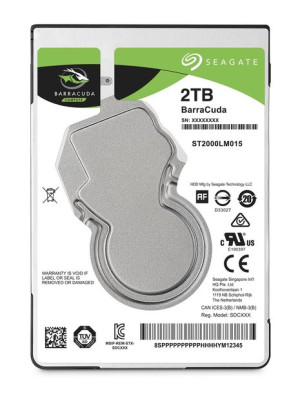 Dysk HDD Seagate Barracuda ST2000LM015 (2 TB   2.5"  128 MB  5400 obr/min)