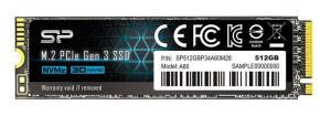Dysk SSD Silicon Power A60 512GB M.2 PCIe NVMe Gen3x4 TLC 2200/1600 MB/s (S