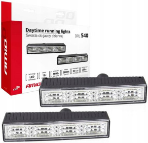 Światła Dzienne Do Jazdy Dziennej Led Drl540 Atest
