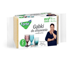 Gąbki do zmywania z EKO fibrą 5 szt. Forte+