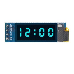 Wyświetlacz OLED 0.91" 128x32 I2C Niebieski