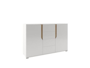 Komoda Lanco 135 biały połysk