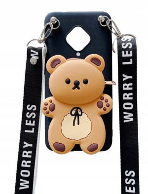 Etui TEDDY MIŚ Portfel do Xiaomi Redmi Note 9 Pro