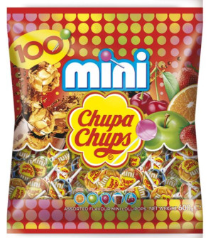Chupa Chups Mini Lizaki 100sztuk 600g