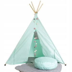 Namiot tipi miętowy+ mata