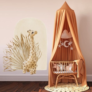 Naklejka ścienna Boho Giraffe 150×100 cm