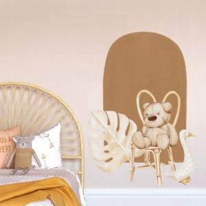 Naklejka ścienna Boho Teddy 150×100 cm