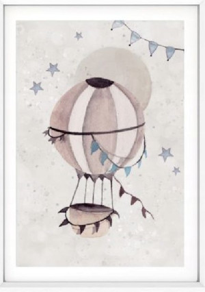 Plakat Baśniowy Cyrk – Balon A3