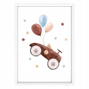 Plakat Retro Car 1a A4