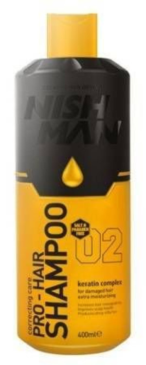 NishMan Pro-Hair 02 Szampon Z Keratyną 400 ml