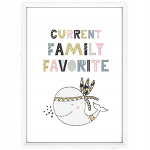 Plakat w ramce Current Family Favorite A4