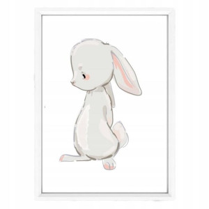 Plakat w ramce Cute Bunny 2 A3