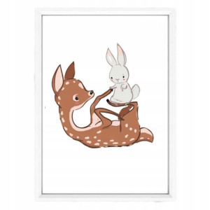 Plakat w ramce Cute Deer 2 A3