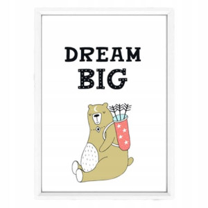Plakat w ramce Dream Big A3