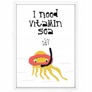 Plakat w ramce I need vitamin A4