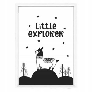 Plakat w ramce Little Explorer 1 A3