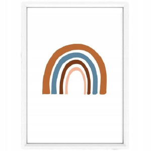 Plakat w ramce Rainbow 2 A4