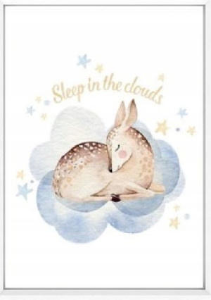 Plakat W Ramce Sleep In The Clouds A4 W Ramce