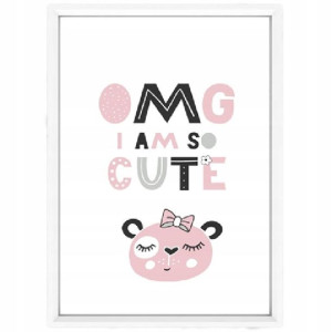 Plakat w ramce So Cute A4