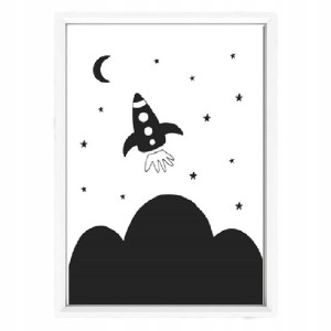 Plakat w ramce Space Travel A3