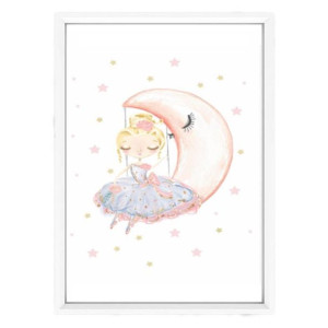 Plakat w ramce Śpiąca Ballerina A3