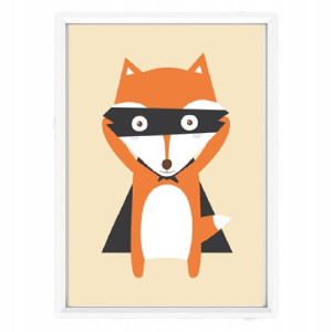 Plakat w ramce Super Hero A4