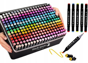 Markery Alkoholowe Touch Zestaw Pro 262 Torba Etui