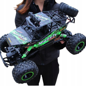 Duży Samochód Zdalnie Sterowany Rc Metal 4x4 Led