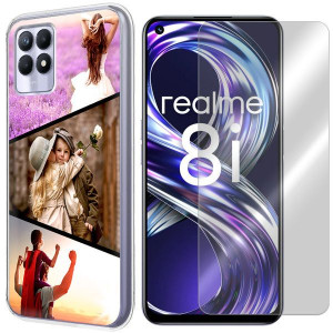 Zaprojektuj Etui Realme 8i Real Unique + Szkło 9h