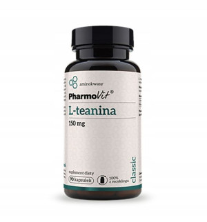 PHARMOVIT L-Teanina L-THEANINE 90 kapsułek Stres Relaks