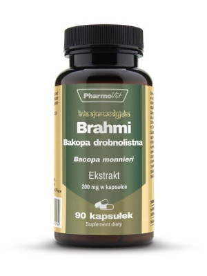 Brahmi Bacopa Monnieri 20:1 200mg 90kaps Pharmovit