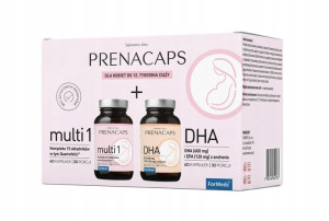 ForMeds PRENACAPS MULTI1 + DHA 1 Trymestr Ciąży 2x60 kapsułek