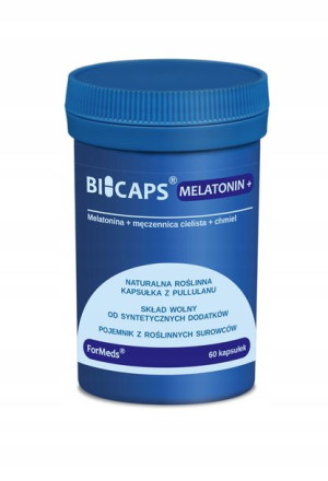 ForMeds BICAPS MELATONIN+ Zioła Melatonina 3mg 60k