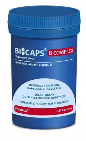 FORMEDS Witamina B Complex 120 kapsułek B50 B1 B3 B6 B12
