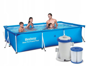 Basen ogrodowy 300x201x66 Bestway 56404 z pompą