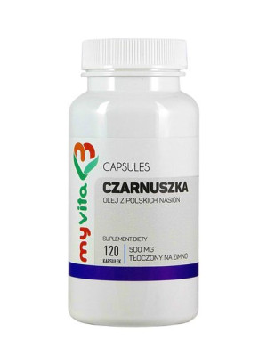 OLEJ Z CZARNUSZKI 500mg 120 kapsułek POLSKI MyVita