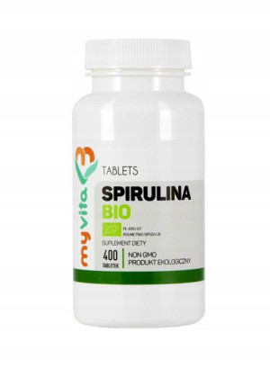 Spirulina Bio Tabletki 250mg (400szt) Detox Myvita