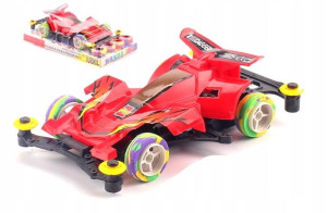 Auto Wyścigowe Formula Z Zapasowymi Kołami Autko