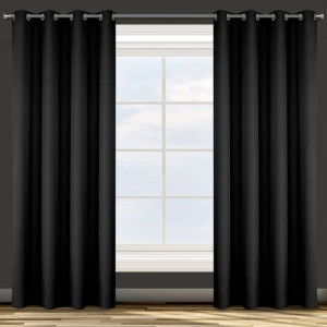 Zasłona Gotowa D91 Adore 140x250 Cm Czarny