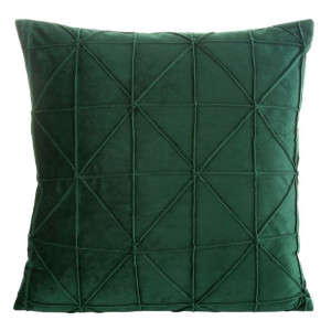 Poszewka Squer 40x40 Cm Ciemnozielony